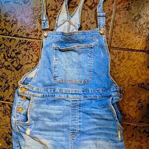 Vintage Cutoff Overalls